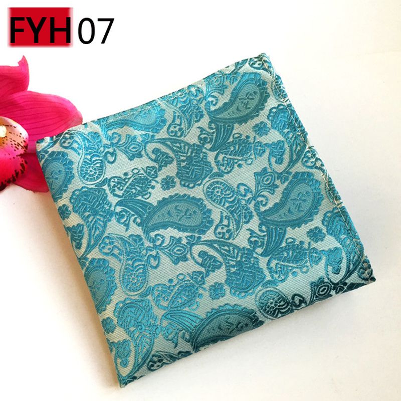 Loldeal Men'S Handkerchief 2021 Waist Flower Polyester Material Fashion Tailored Suit Pocket Square