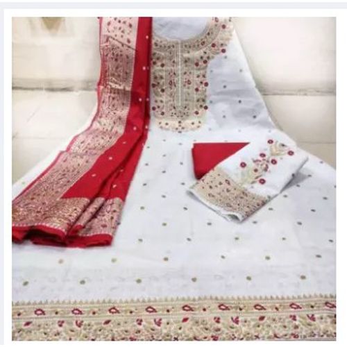 Unstitched Cotton Afsan Print Three Piece For Women