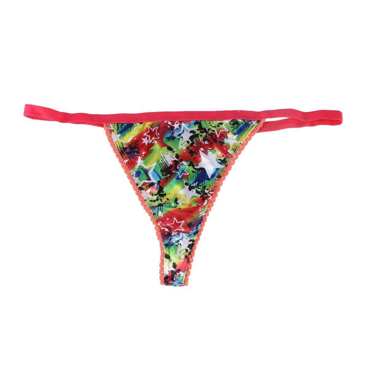 Stitch Multi Color Cotton Panty For Women