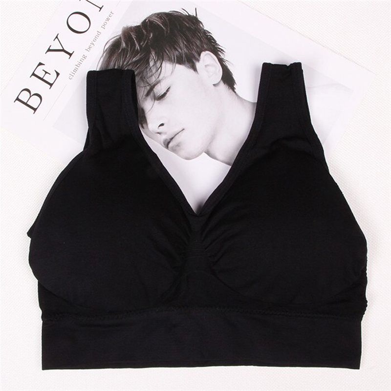 Women  Seamless Push Up Bra  Padded Bras For Women Plus Size Cotton Underwear Vest Tops Wireless Padded Brassiere