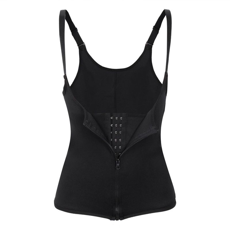 selling Women ladies Waist Shapers Waist Trainer Cincher Ss Fashion Neoprene Underwear Solid Slim Zipper Body Shaper 2XL