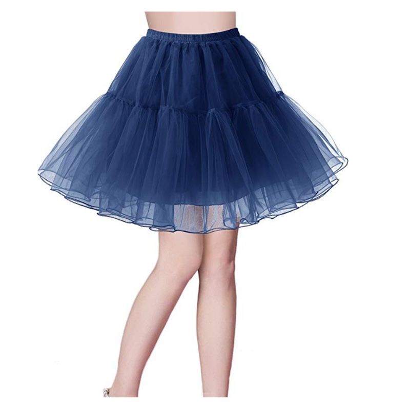 Tutu Tulle Skirts Womens High Waist Swing Dolly Ball Gown Underskirt Mesh Summer Midi Skirt with nice material