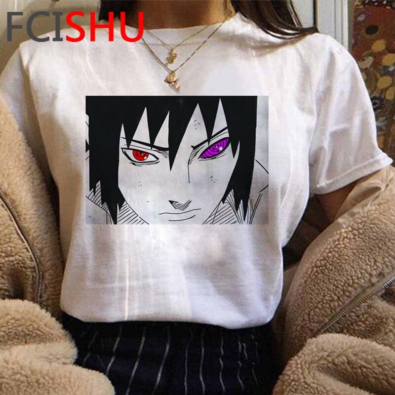 Aesthetic  Hop Tshirt Men/women Sasuke Funny Cartoon T-shirt Fashion Streetwear T Shirt Jnese Anime Top Tees Male