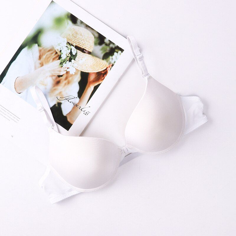 6 colors Fashion Women  Lingeries Front Closure Lace Push Up Seamless Underwire Bra Women Underwear Bras