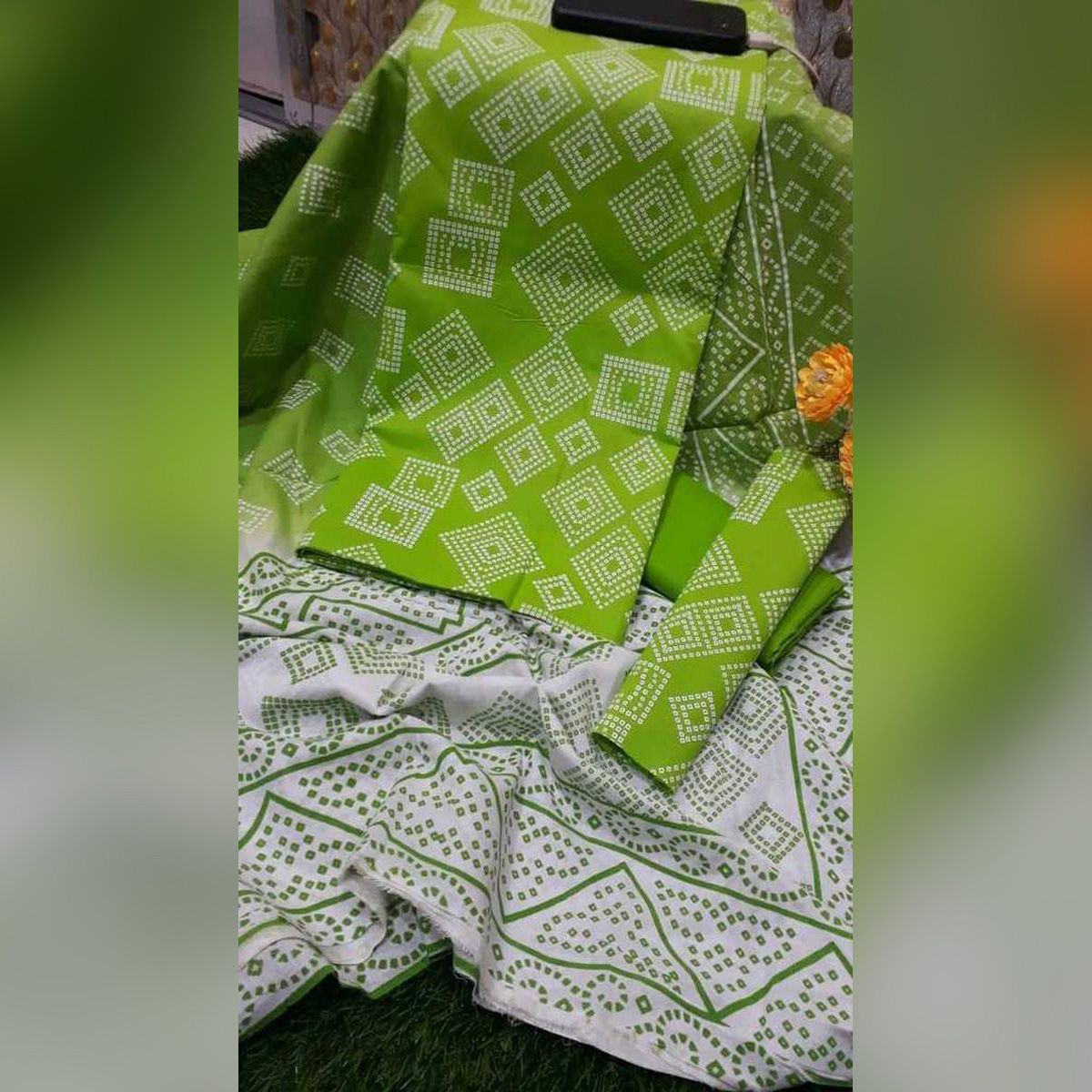 Jesan High Quality Fashionable & Stylish Skin Print Unstitched Cotton Three Piece 3 Piece For Women Ladies Collection Salwar Kamiz Dresses রঙ স্কিন প্রিন্ট ডিজাইন থ্রি পিছ (হাতা আলাদা)