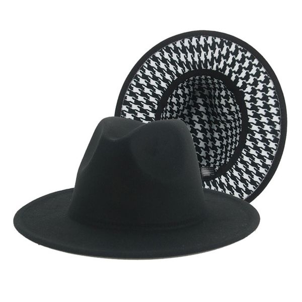 Hats for Women Patchwork Band Green Pink Hats for Men PanaDress Formal Wedding Winter Women Fedora Hats SombrDe Mujer