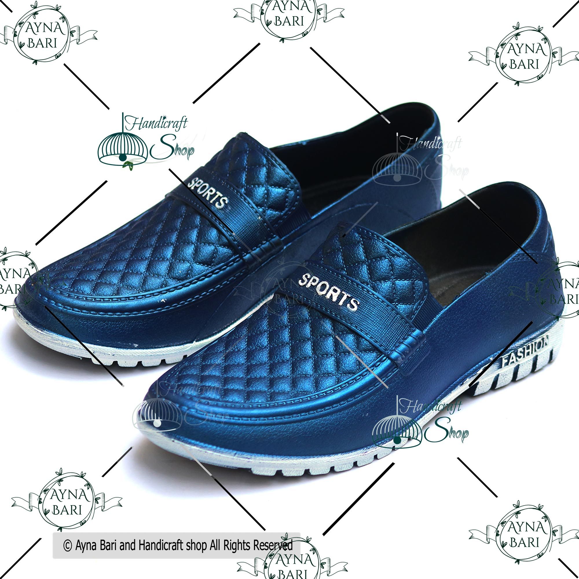 Rubber Sports Tarsal Loafer Shoe Water Proof Slip On Loafer Shoes  for Men Full Rubber [Handicraft Shop]