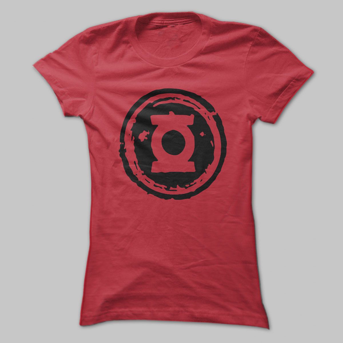 Stylish Red Cotton T-shirt  Taz Fashion
