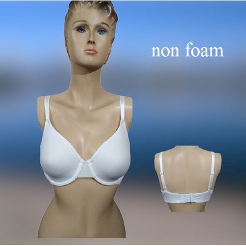 White Non padded non Foam Women Comfortable Polyamide Spandex soft exclusive Design Bra