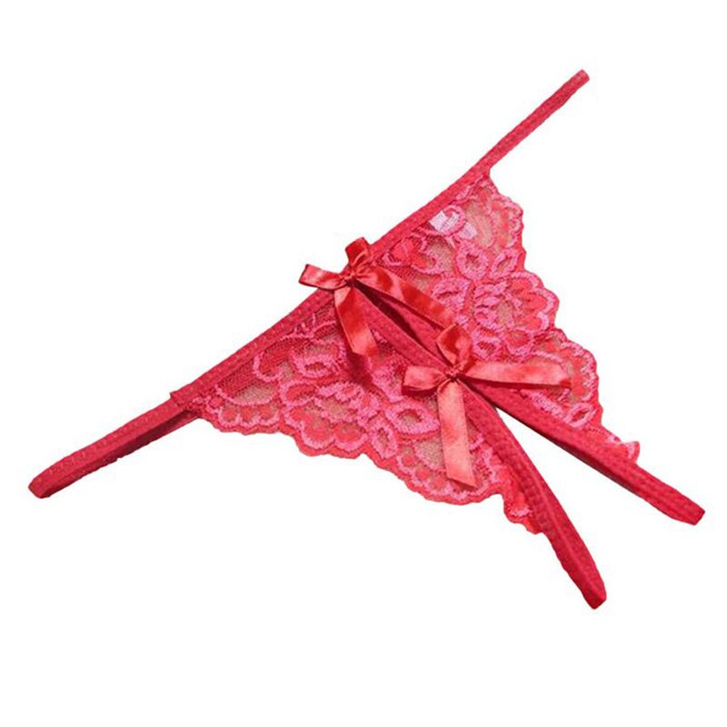 New underwear women sexy Transparency tanga bowknot Featured Strappy Sexy Panties string ropa interior femenina
