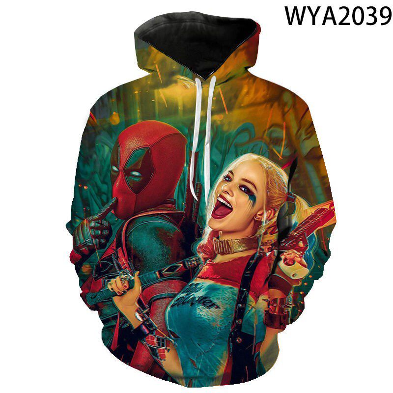 Men Women Children Joker Movie Hoodies Casual Fashion 3D Print Pullover Sweatshirts Boy Girl Jacket