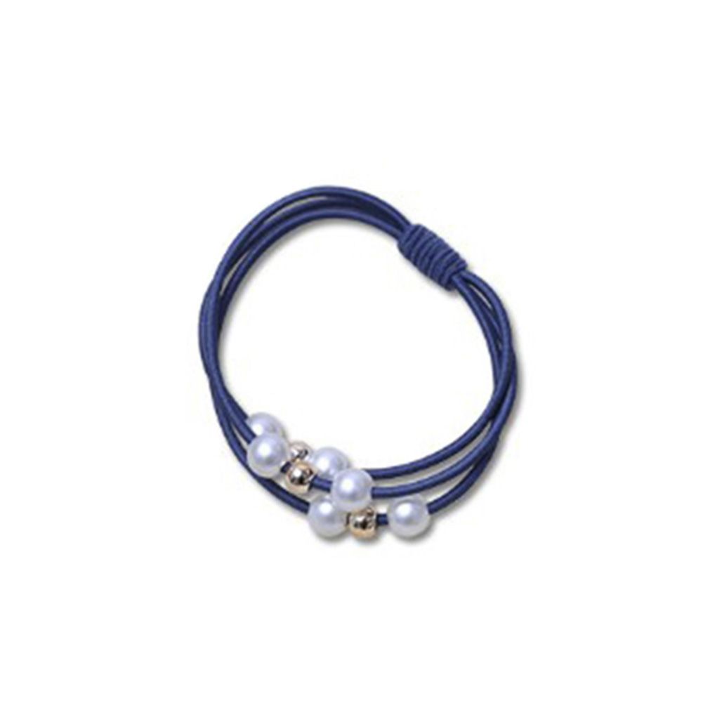 Lovely Faux Pearl Girls Women Hair Ring Rope Elastic Ponytail Holder Scrunchie