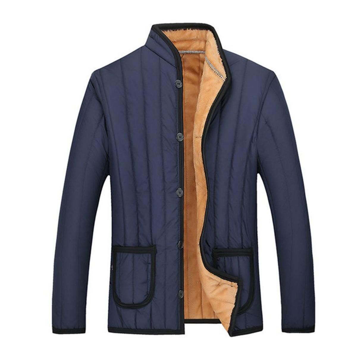 Jacket Buttons Vintage Winter Coat