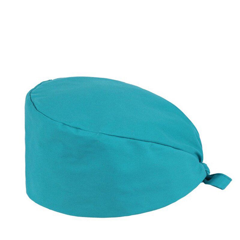 Fashion Cotton Beauty Caps Breathable Women Men Beauty Solid Hat Pet Beauty Salon Hats Shop Scrub Cap