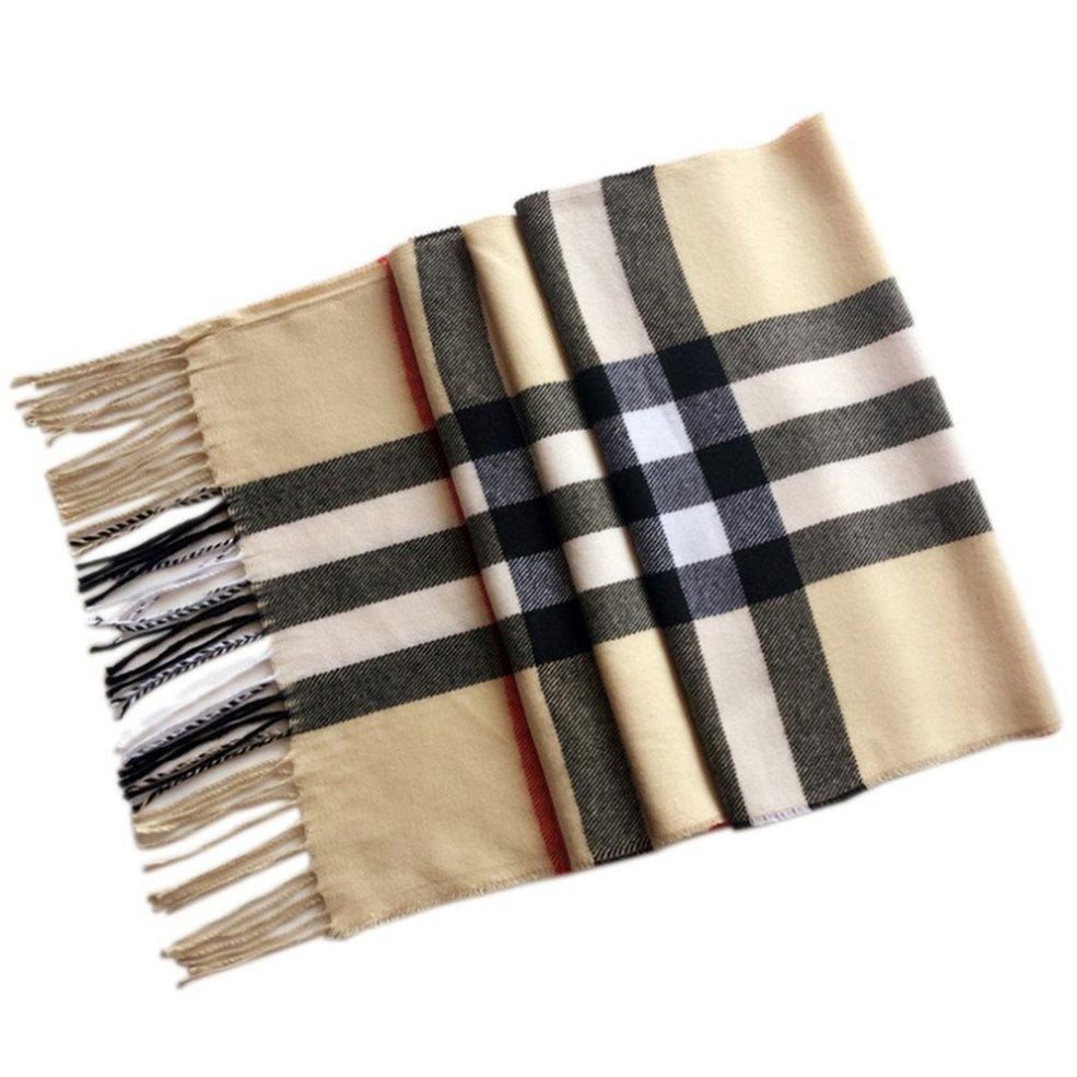 MA 180x33cm Warm Scarf Colorful Plaid Men And Women Fashion Tassels Shawls