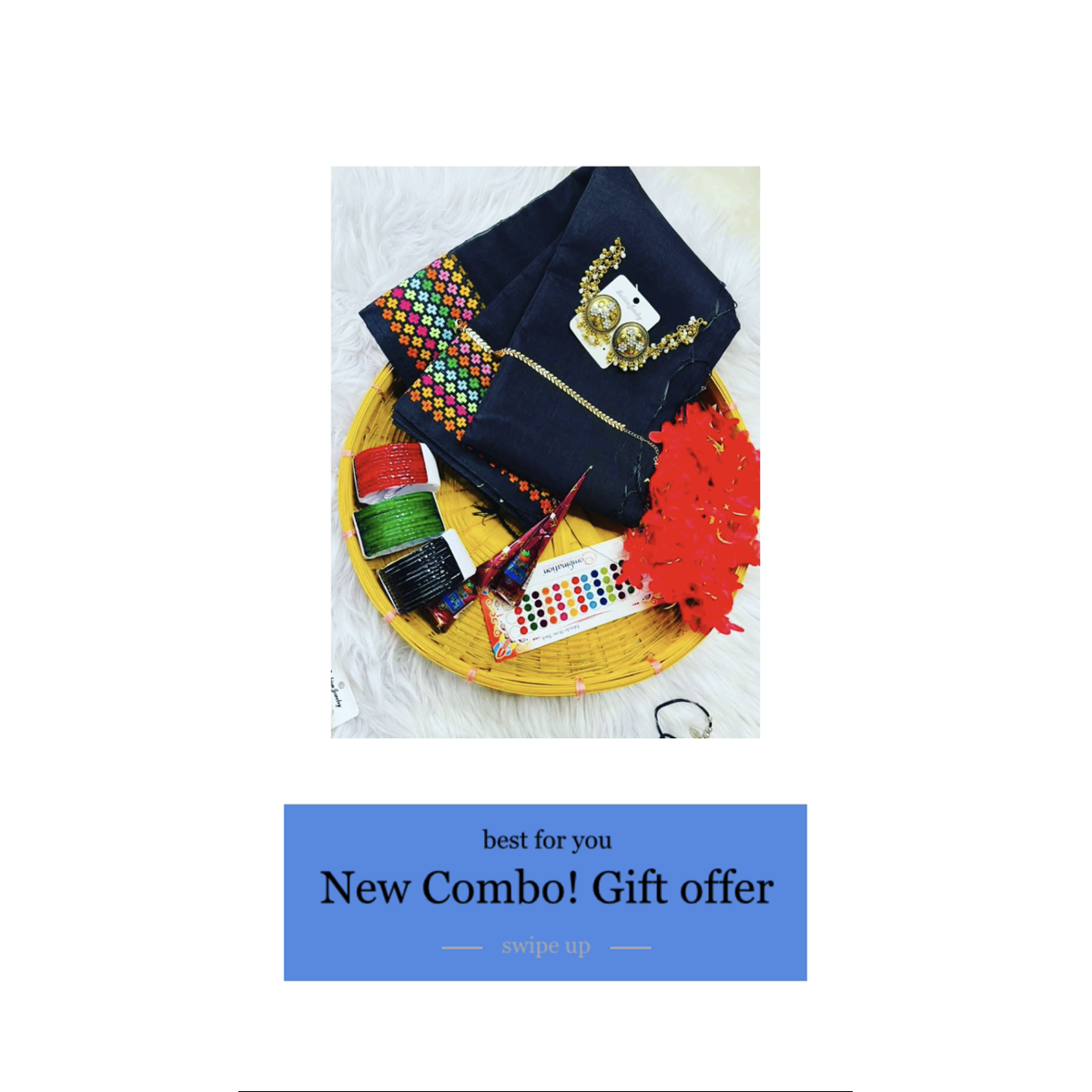 Favorite gift set combo offer saree for women