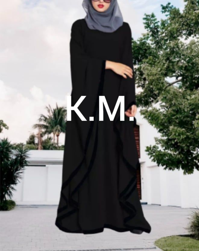 ABAYA BORKA FOR WOMEN ( DUBAI CHERRY FABRIC)