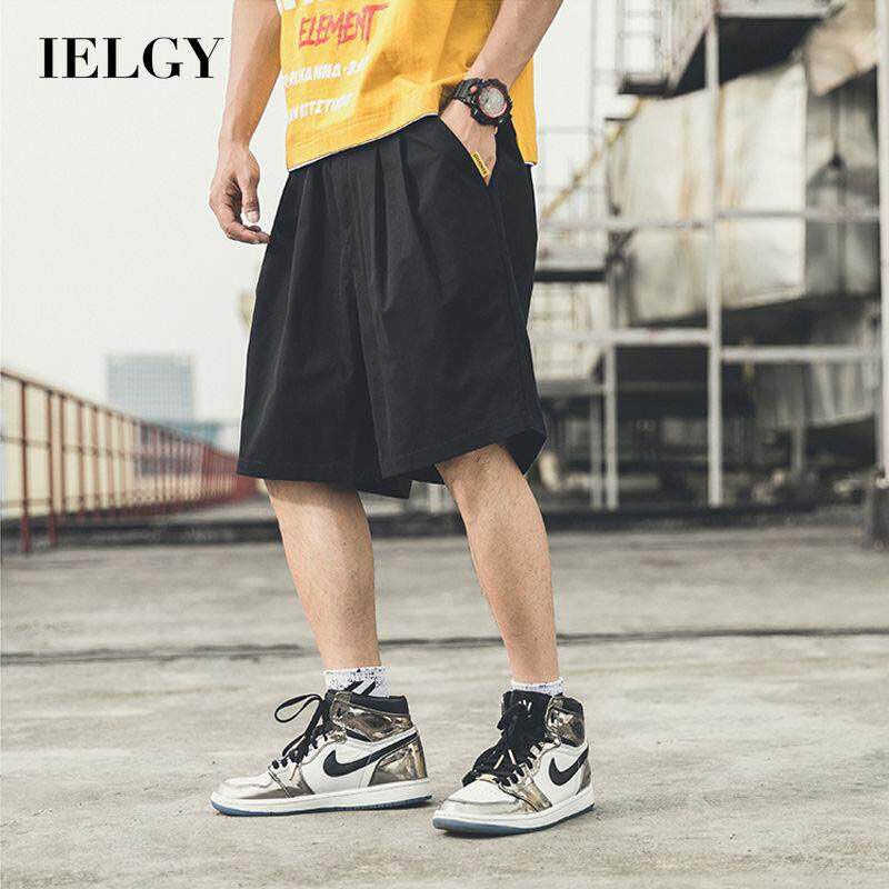 IELGY thin loose men's sports shorts Korean version all-match handsome