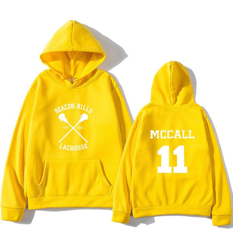 Mens Hoodies Teen Wolf Hoodie Men Stilinski 24 Lahey McCall Pullover Sweatshirt Male Print Hooded  Hop Hoodies Streetwear