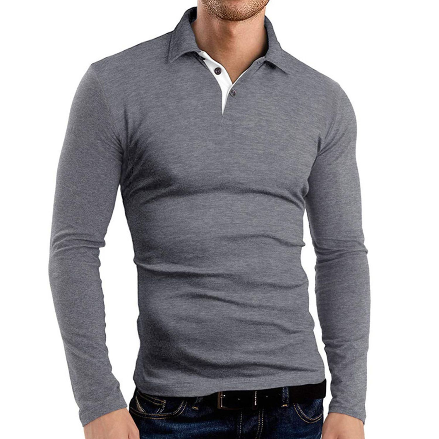 Spring Shirt Slim Anti-shrink Men Shirt