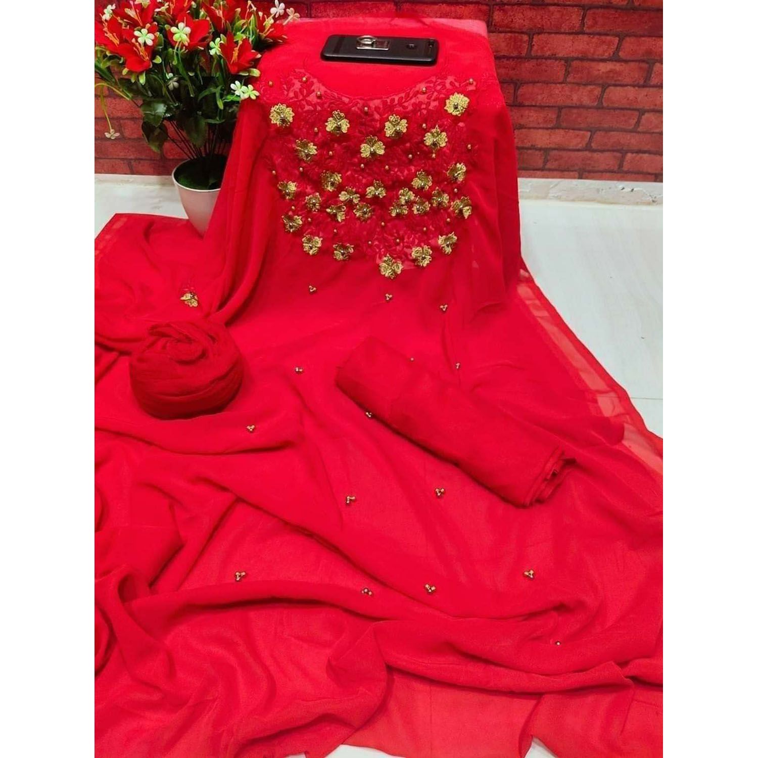 Georgette 1piece Kamiz For Women