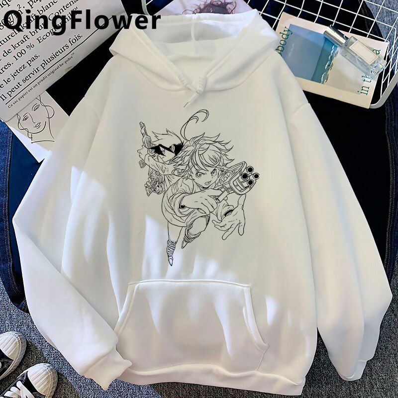 the Promised Neverland Emma Norman Ray hoodies male anime  hop male hoody Korea