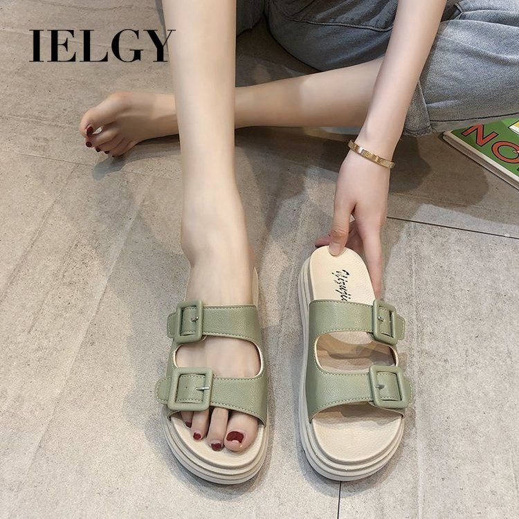 IELGY women's platform slippers women
