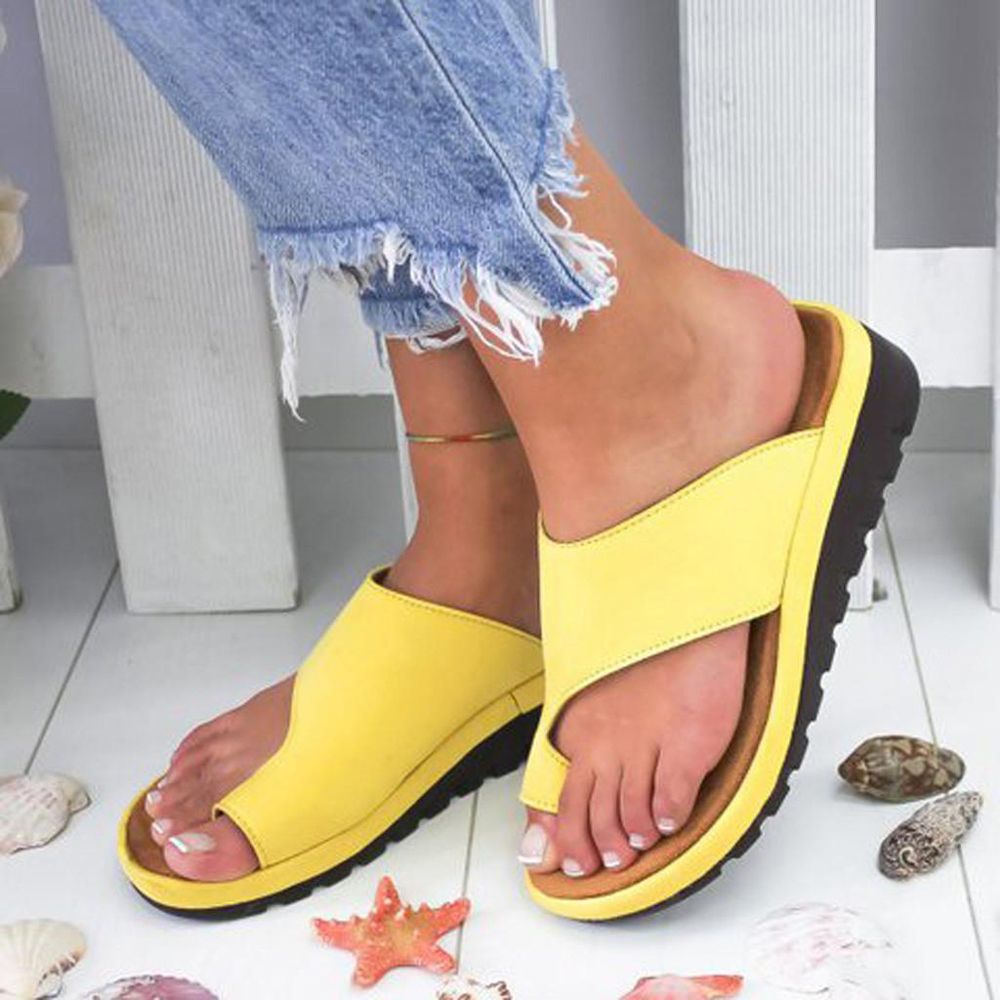 Womens Fashion Flats Wedges Open Toe Ankle Beach Shoes Roman Slippers Sandals