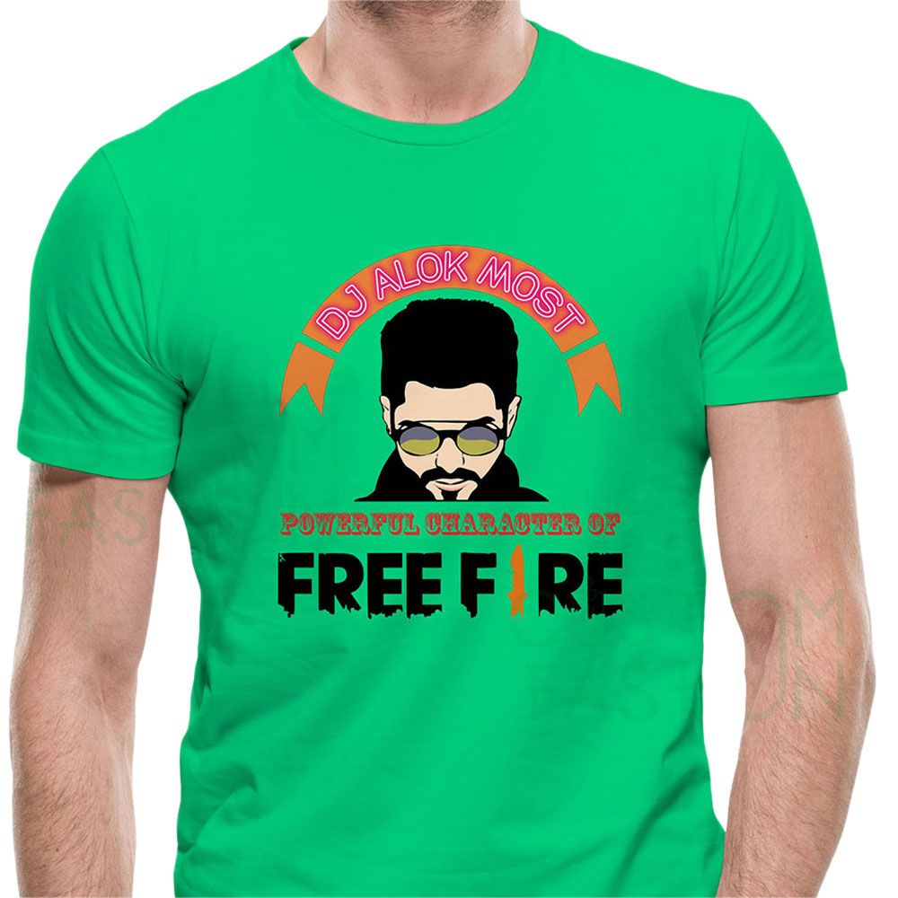 dj alok free fire t shirt