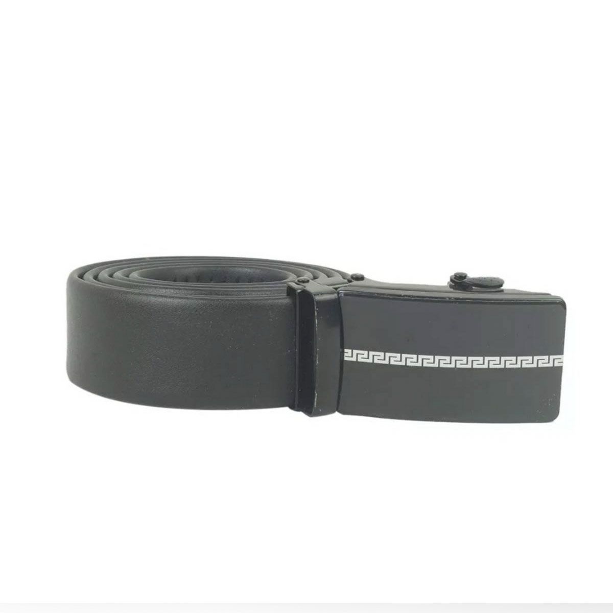 Official black artificial lether Gear belt formal for men