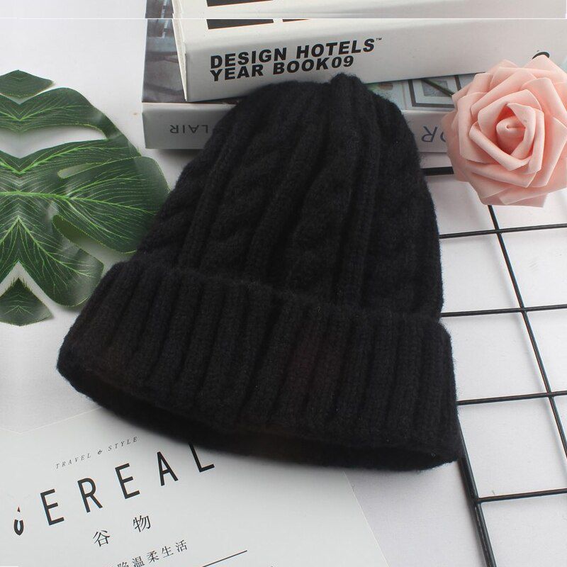 Autumn Winter Hats for Women Girls Wool Blended Knit Wool Couple Cap Lady Thread Knitted Beanie Chapeau Femme шляпа женская 2021