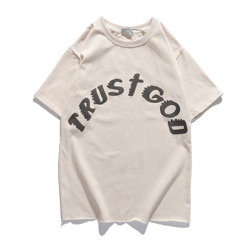 Kanye West Skull Print Loose Casual Men and Women Tshirts Harajuku Oversize O Neck Short Sleeve  Hop T Shirt Streetwear Tees