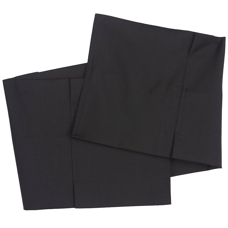 [EAM] Black Elegant Irregular Split Joint Long Wide Belt Personality Women New Fashion Tide All-match Spring 2020 1U733