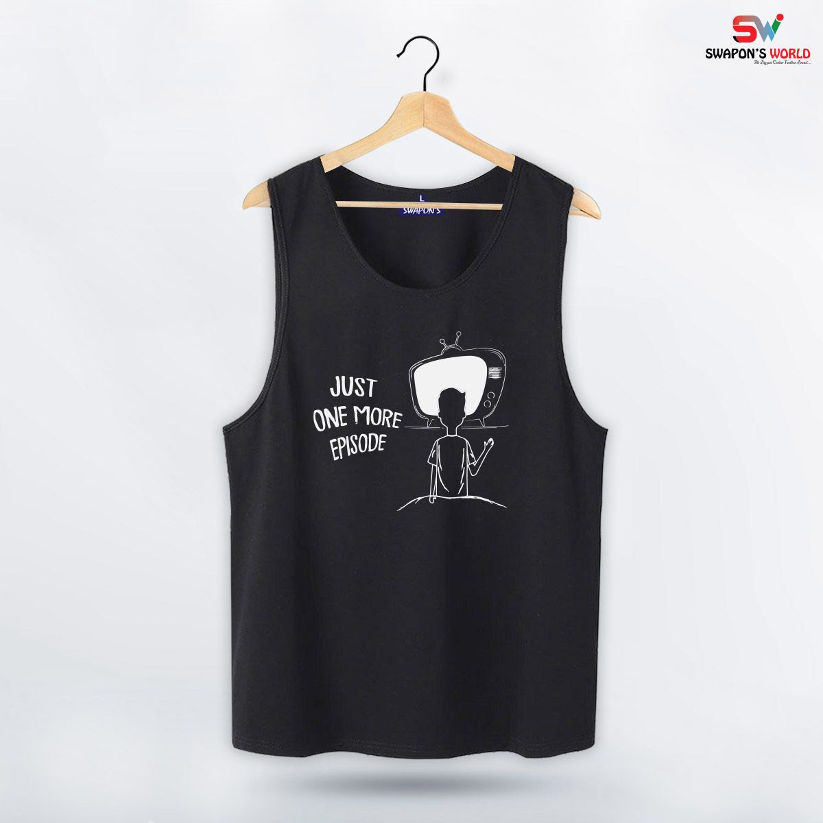 Stylish Tank Top For Series Lover - 17657T