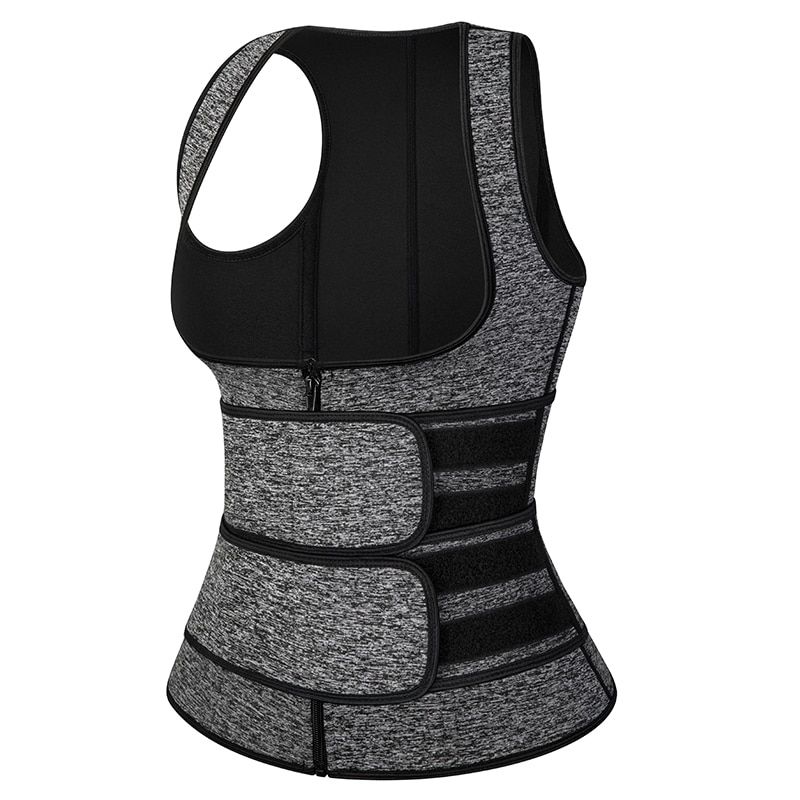 Neoprene Women Waist Trainer Body Shaper Sauna Sweat Suit Belly Slimming Sheath Modeling Trimmer Belt Weight Loss Corset Top