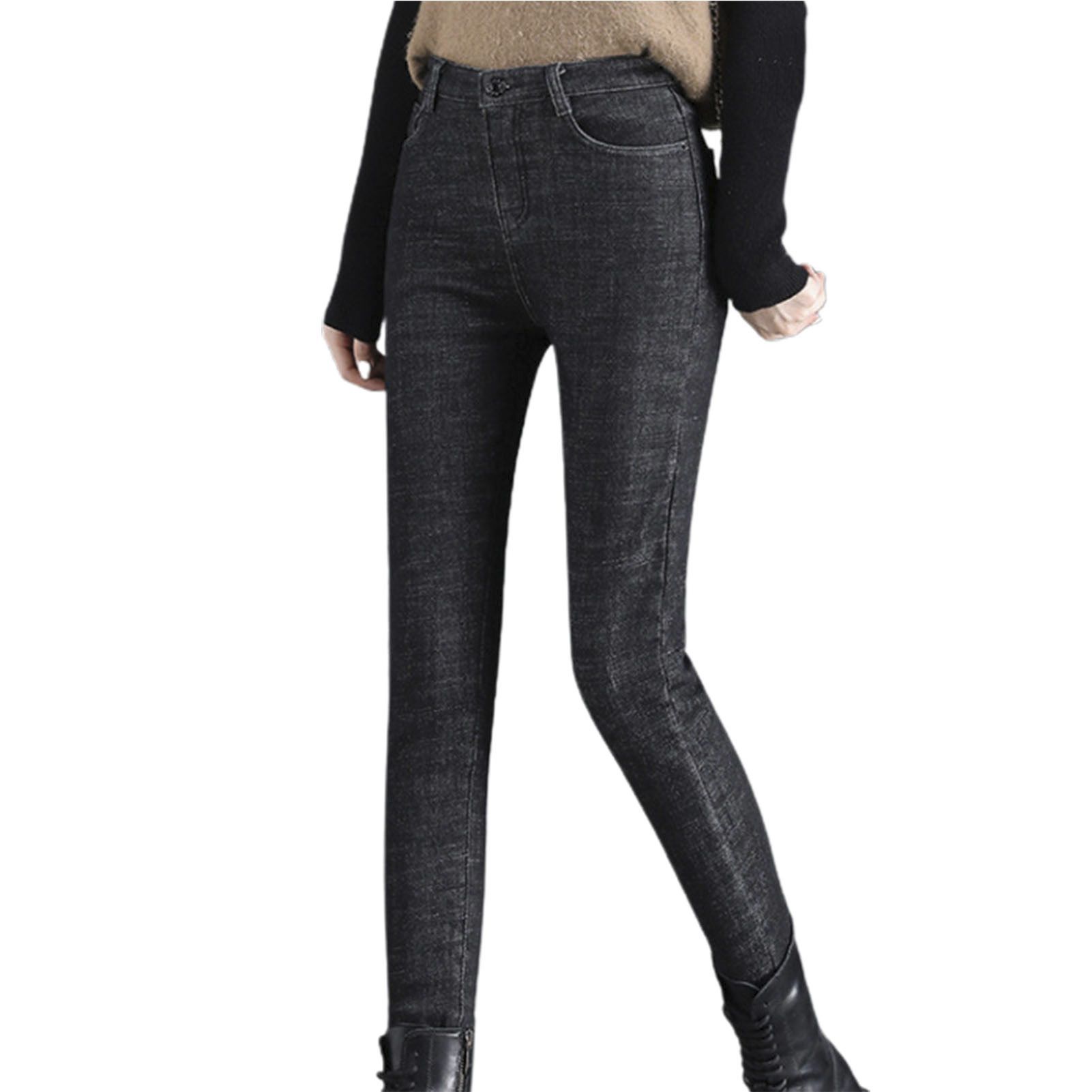 Trousers Pockets Colorfast Women Jeans
