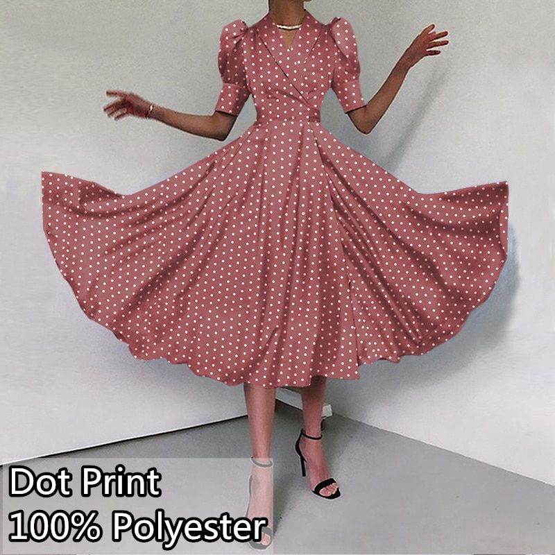 Midi Dresses Women Elegant Satin Party Dress Celmia Autumn V-Neck Vestido Puff Sleeve Bandage Sundress Casual Solid Pleated Robe
