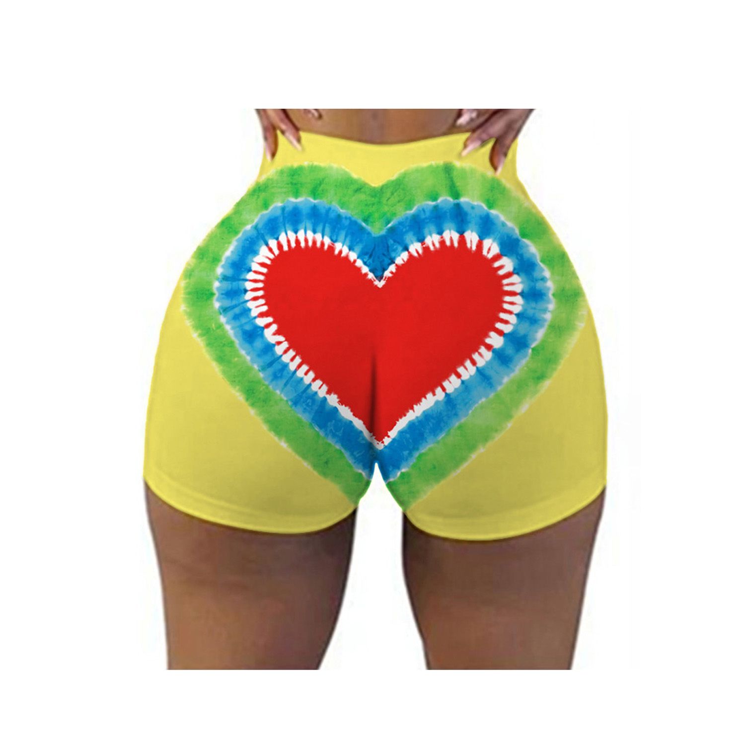 Women 3D Print Hot Pants, Sexy Sports Shorts Summer Casual Style Workout Clothes
