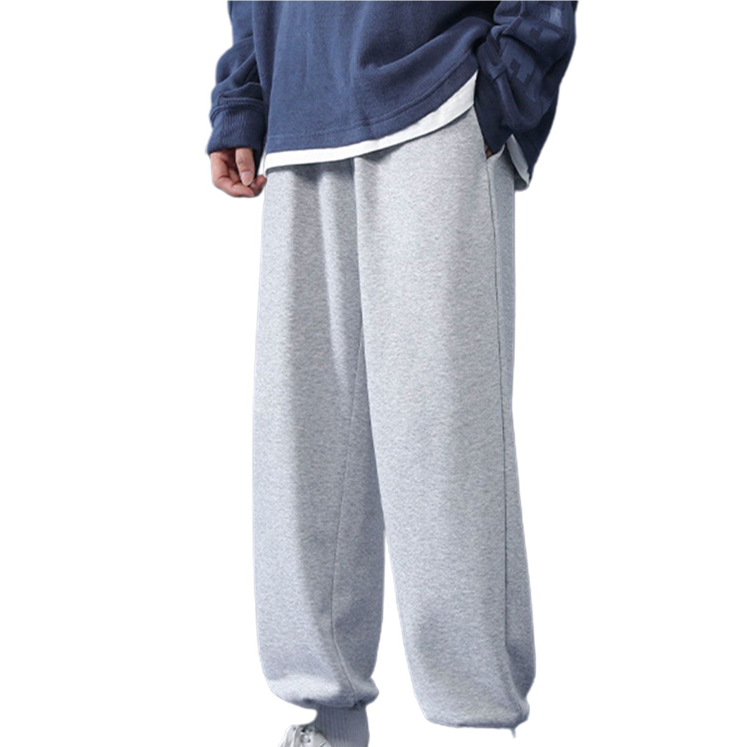 Men Harem Trouser Ankle Tied Lose Fit Side Pocket Sport Pants
