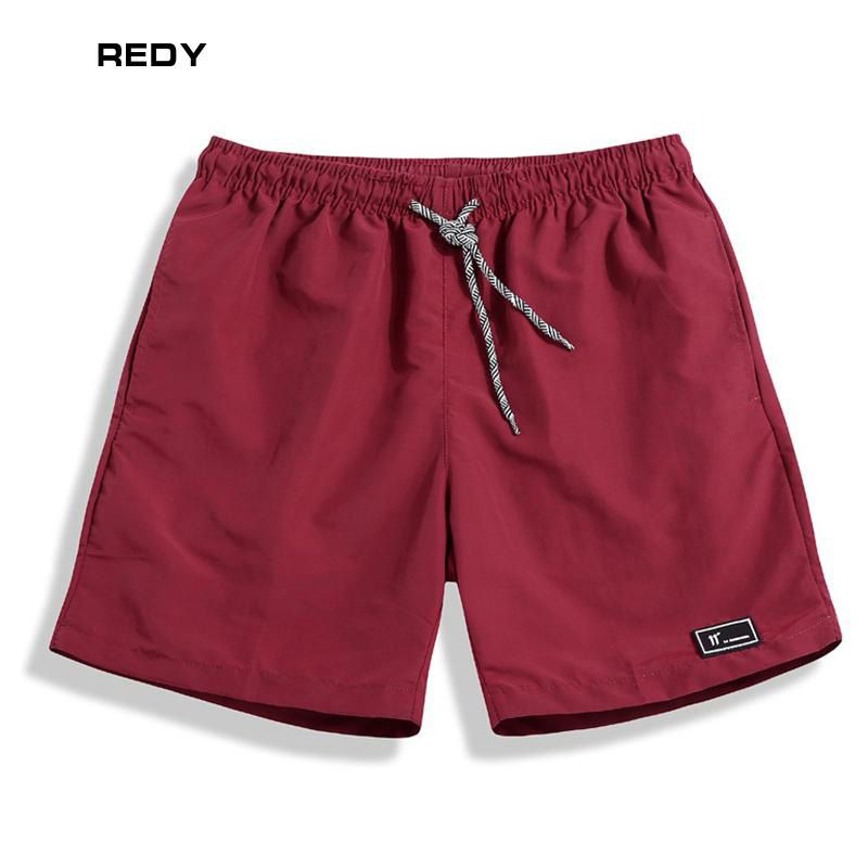 REDY Men Casual Shorts Fast Dry Breathable Slim Fit Thin Casual Beach Shorts for Summer
