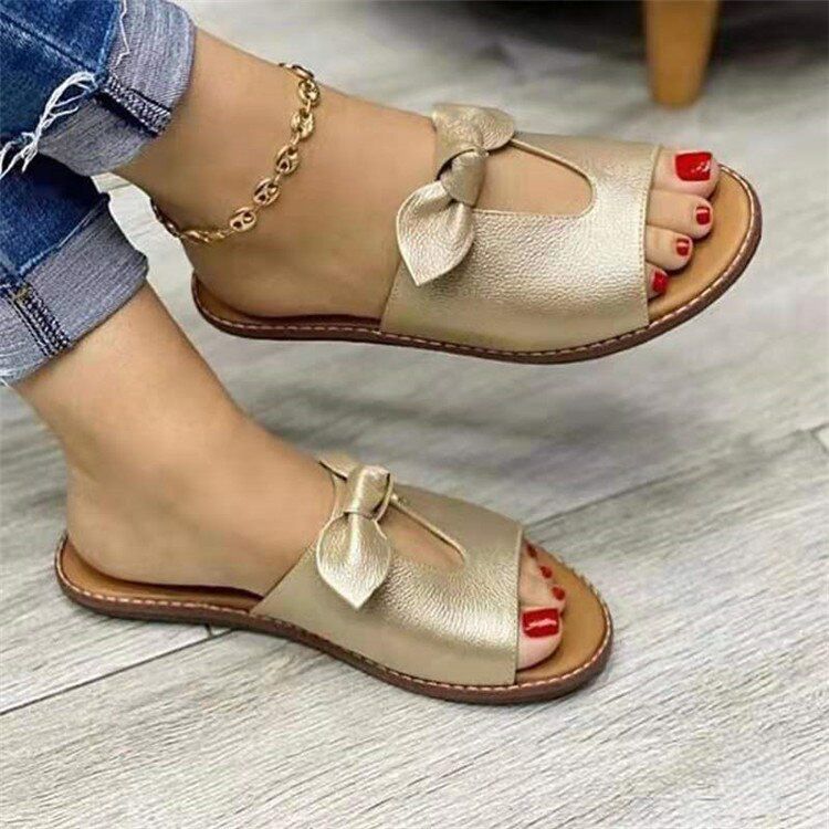 lazy shoes woman flatform beach women leather slippers slides sandals summer plus size sandalias mujer sapato feminino SA0498