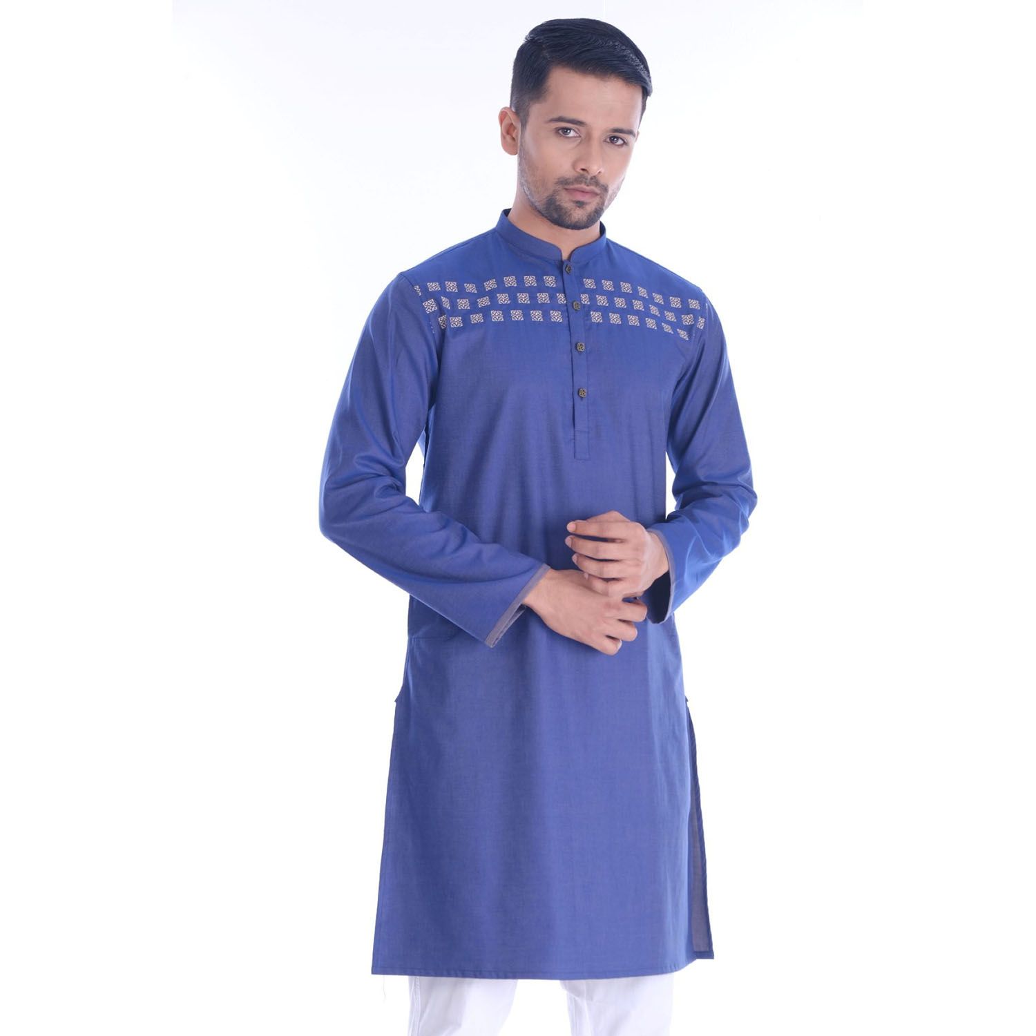 FASHIONABLE MEN'S BLUE PANJABI (MP270)