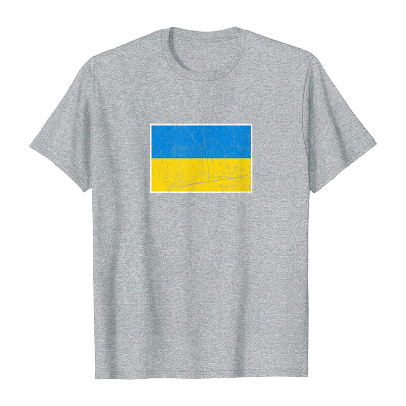 Uni Pullover Top Exquisite Short Sleeve Ukraine T-shirt Top