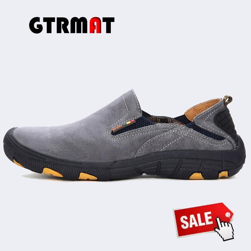 Moccasins Male Loafers For Men Shoes Slip On Flats Leather Driving Walking Soft Footwear Quality Spring Boat kasut lelaki