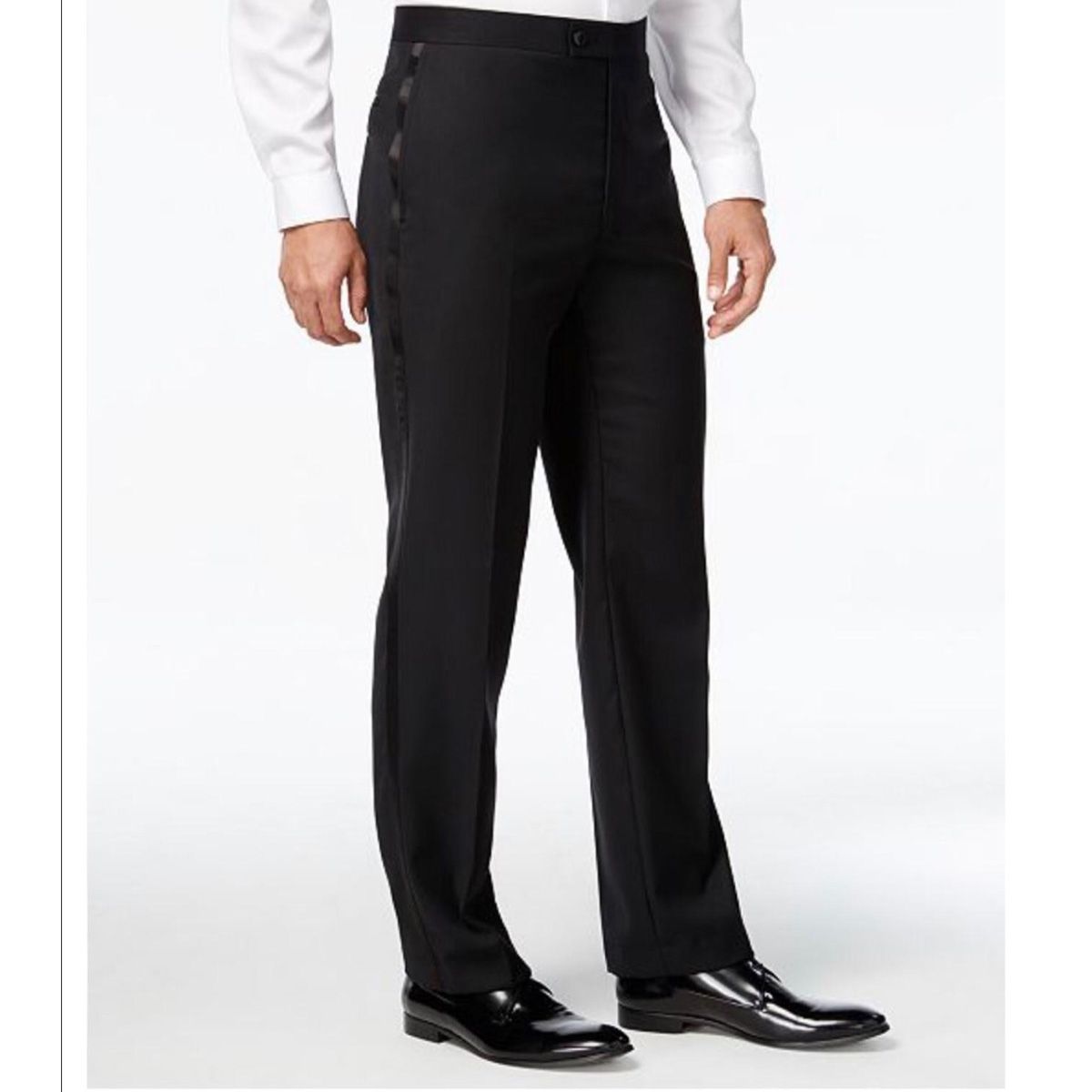 Custom Made Dark Brown Pants Straight-Fit Trousers Mens/Bridegroom/Best Man Wedding/Evening Plain Front Pant