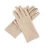 Summer Driving Fashion Women Dots Print Sun Protection Gloves Elasticttens