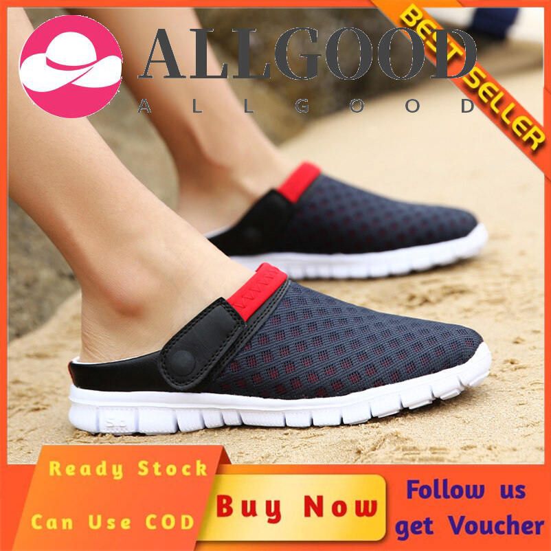 Waterproof Skid-proof Lazy Shoes Summer   Korean Fashion Mens Shoes Light Footwear Breathable Beach Young Sandals