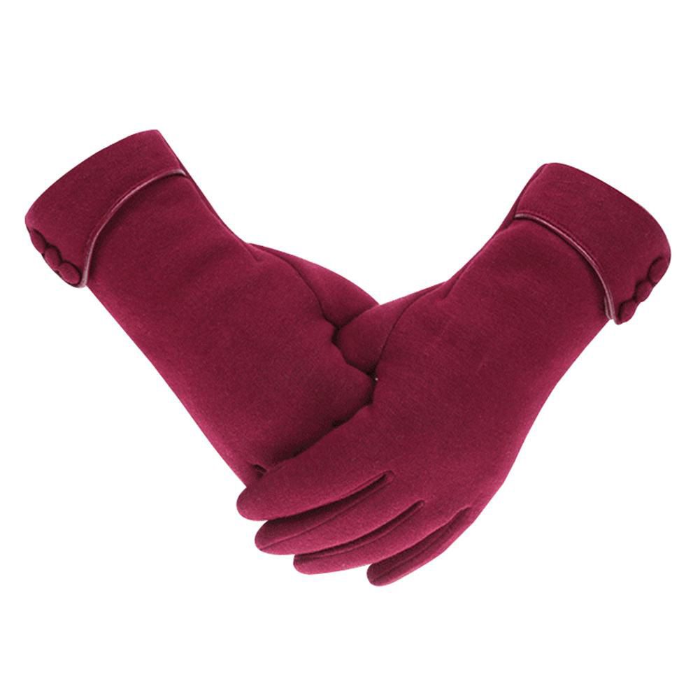 【ALLGOOD】Fashion Outdoor Cycling Thermal Touch Screen Full Finger Gloves