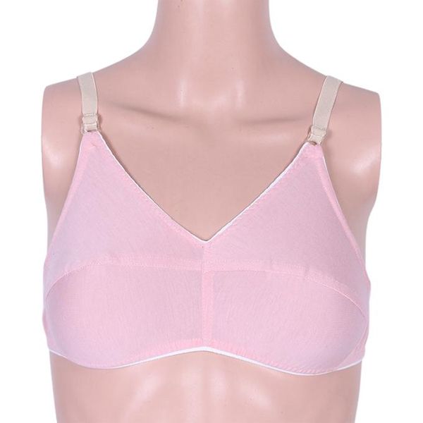 Pink Cotton Bra For Women