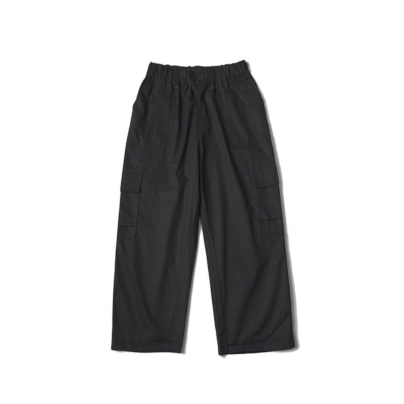 Casual Wide Leg Pants Men's Fashion Solid Color Multi-pocket Cargo Pants Men Streetwear-hop Loose Straight Pants Mens